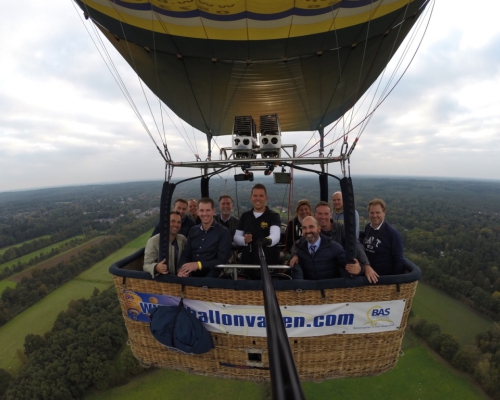 Prive ballonvaart vanaf Houten naar Leusden